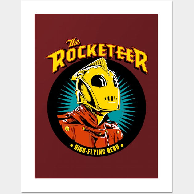 Rocketeer to The Rescue! 2 Wall Art by OHME!